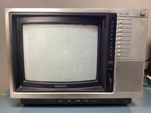 SONY ソニー TRINITRON トリニトロン カラーテレビ KV-13A6 ICトランジスタ式 82年製 昭和 レトロ 木目 ビンテージ