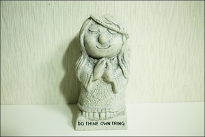 60's～ アンティーク メッセージドール DO THINE OWN THING USA製 ビンテージ ヴィンテージ USA 雑貨 コレクション AF162