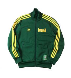 ADIDAS アディダス Brasil ブラジル ワールドカップ ジャージ トラックジャケット ALL TIME GREATEST MOMENTS 1970 グリーン/イエロー L