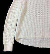 Chesty チェスティ ビジュー装飾 ニット セーター トップス 白 ホワイト レディース フリーサイズ_画像3