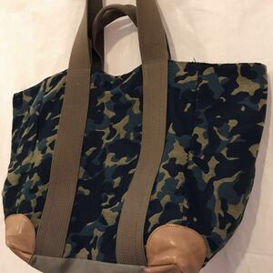 アッシュぺーフランス別注 Fil D'araignee フィル ダレニエ 2WAY バック camouflage トート 男女兼用