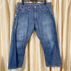 [W36]Levi's FENOM FMSHT-0005 クロップドパンツ ブルーピンク リーバイスフェノム FRAGMENT DESIGN パンツ