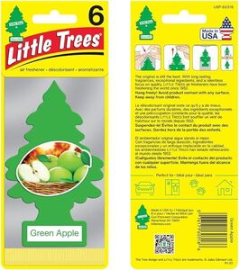 送料込み 12枚 リトルツリー グリーンアップル エアフレッシュナー 芳香剤 USDM LittleTree Green Apple