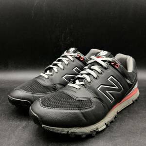 M2183 NEW BALANCE ニューバランス NBG518 スパイクレス ゴルフシューズ メンズ US9/27.0cm相当 ブラック 黒 靴 シューズ