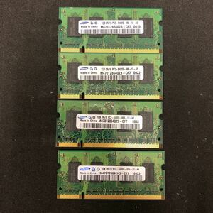 メモリ SAMSUNG 1GB x4 PC2-6400S