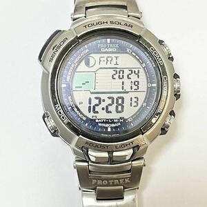 605 稼動品 カシオ プロトレック CASIO PROTREK PRX-2500T ラウンド デジタル タフソーラー メンズ腕時計 純正ベルト