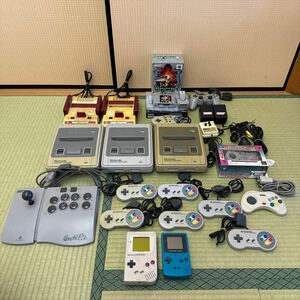 23 Nintendo スーパーファミコン ファミコン HVC-200 ゲームボーイ 本体 ソフト コントローラー 色々 まとめて