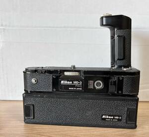 ☆NO.131☆ニコン Nikon MD-3 MB-2 MOTOR DRIVE モータードライブ 動作未確認