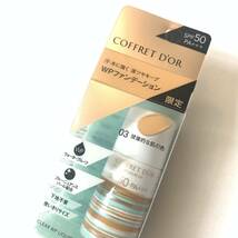 新品 限定 ◆COFFRET D'OR (コフレドール) クリアWPリクイドUV 03 健康的な肌の色 (ファンデーション)◆ SPF50 ウォータープルーフ_画像2