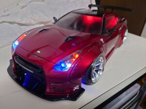 豪華フルセット！YD2 2WD フタバ4PKSuperR GTRボディリバティウォーク！LEDカスタムライト！カッコいい！ 