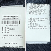 A.P.C. アーペーセー アウトレット・新品 プルオーバー パオラ ニット セーター WVAXM F23992 レディース S ネイビー 送料無料_画像4