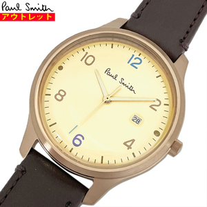  Paul Smith new goods outlet wristwatch The * City quarts men's type BC5-423-12 leather belt made in Japan free shipping 