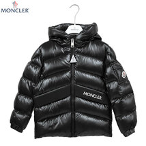 MONCLER モンクレール キッズ ダウンジャケット 1A00052 68950 999 08A （130cm） ブラック ダウン ナイロン 送料無料 並行輸入品_画像1