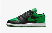 NIKE キッズ 24センチ AIR JORDAN 1 LOW スニーカー　グリーン　ジョーダン　レディース　ウィメンズ_画像3