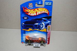 ●即決　●絶版青台紙　ホットウィール　FLAMIN' HOT WHEELS 2/5　CALLAWAY C7　2003 COLLECTOR NO.061　23　