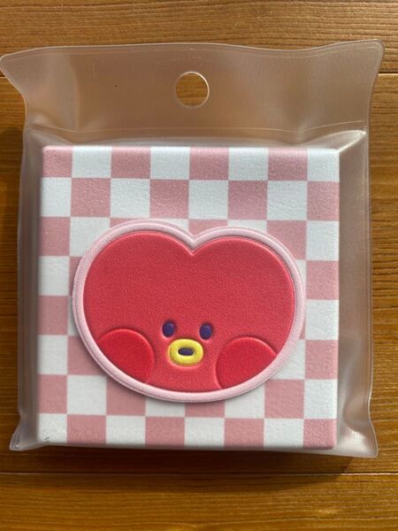 BT21 minini レザーパッチ ミラー TATA
