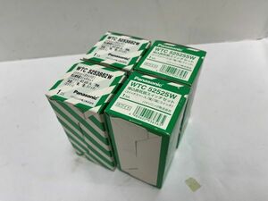 【ジャンク 送料込】パナソニック 埋込換気扇スイッチセット WTC 5253882W×2セット /WTC 525255W×2セット 元箱付 動作未確認◆M0475