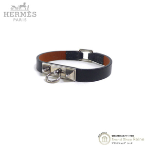 エルメス （HERMES） リヴァル ドゥブルトゥール ブレスレット XS バングル □R刻 ブラック （中古）