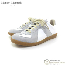 メゾン マルジェラ （Maison Margiela） レプリカ ジャーマントレーナー スニーカー シューズ S58WS0109 ダーティーホワイト #38.5（新品）_画像1