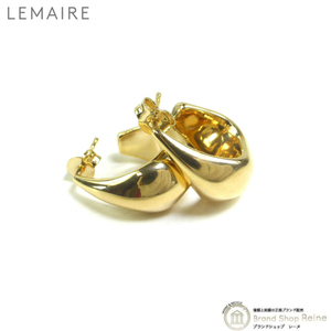 ルメール （Lemaire） CURVED MINI DROP ピアス ゴールド 両耳用 AC278（新品）