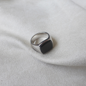 トムウッド （TOM WOOD） クッション リング ブラックオニキス Cushion Ring シルバー925 指輪 #62 21号 R74HPMBO01S925 メンズ（新品）