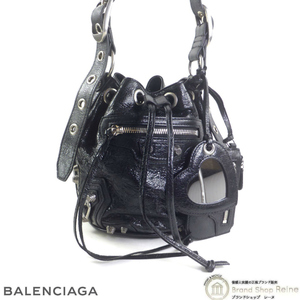 バレンシアガ （BALENCIAGA） LE CAGOLE XS ル・カゴール レザー バスケット ショルダー バッグ 702431 ブラック（新品）