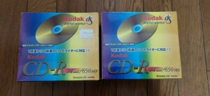 コダックライタブルCD 74min 650MB Kodak CD-R プラスチックケース入　10枚組み2