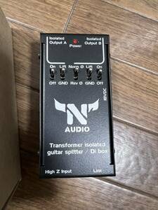 ギタースプリッター　トランス使用　Trasformer isolated guitar splitter /N audioトランスボックス　(検ニーブくん ニーヴくん neveくん