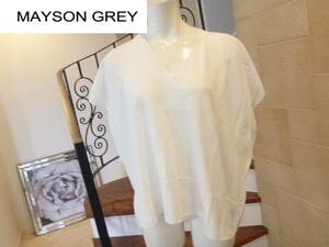 新品 MAYSON GREY（メイソングレイ）　 ★ 白ホワイト　ニット　2　　Ｍ相当