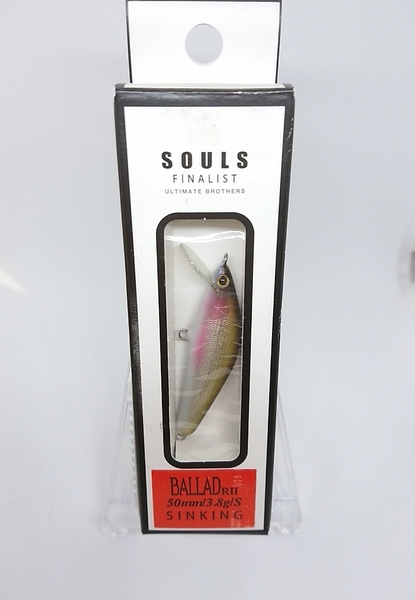 送料込み　新品未使用　SOULS　ソウルズ　BALLAD　RⅡ　50ｍｍ　3.8ｇ　シンキング　ワカサギ