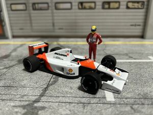 1/43 ミニチャンプス マクラーレンホンダ　MP4/6 アイルトン　セナ　ブラジルGP 24th March 1991 1st Brazil Victory 