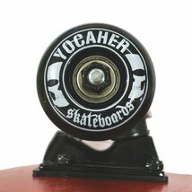 YOCAHER コンプリートスケートボード/スケボー STAINED RED 7.75 COMPLETE SKATEBOARD ER スケボー 完成品 SK8 [返品、交換不可]_画像7