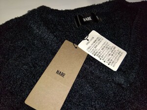 新品　ハレ　HARE　モヘアセーター　ｖネック　ニット　ブラック　Lサイズ