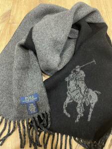 ☆ラルフローレンPOLO RALPH LAUREN イタリア製マフラー美品☆