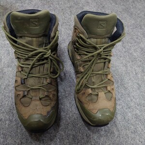 【￥40700・レア】SALOMON FORCES QUEST 4D GTX FORCES 2 RANGER GREEN 28.5cm GORE-TEX タクティカルブーツ ミリタリーブーツ 登山靴