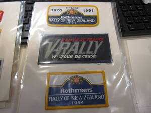 ★WRC公式ワッペン　１９９１／１９９４Rally of New Zealand＋Tour de Corse★