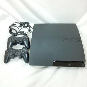 ◎ソニー◎SONY PlayStation3 プレイステーション3 プレステ3 本体(CECH-3000A) / コントローラー(CECHZC2J)x2 中古現状 即発送