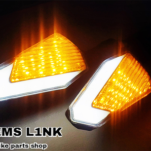 送料込！LK5-21 LED ウインカー ２個 ポジション付  NS50F AC08 MBX50 AC03 MBX80 HC04 CBX125F NS125R NS250F NS250R NS400F NSR125 汎用の画像1