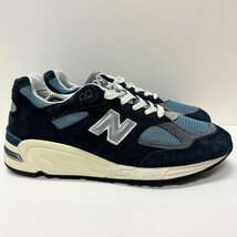 27.5cm NEW BALANCE M990TB2 ニューバランス M990TB2 ネイビーグレー メンズ スニーカー LW H98745_画像1