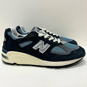 27.5cm NEW BALANCE M990TB2 ニューバランス M990TB2 ネイビーグレー メンズ スニーカー LW H98745