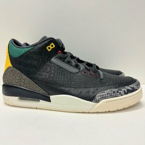 31cm AIR JORDAN 3 RETRO SE CV3583-003 エアジョーダン3 レトロ SE ブラックグリーン メンズ スニーカー MJ 91104