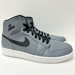 27.5cm AIR JORDAN 1 RETRO HIGH 332550-014 エアジョーダン 1 レトロ ハイ グレーブラック メンズ スニーカー NE 78475