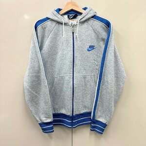 Sサイズ NIKE 80s ZIP HOODIE ナイキ ジップ フーディー 80年代 グレーブルー メンズ スニーカー OK 90782