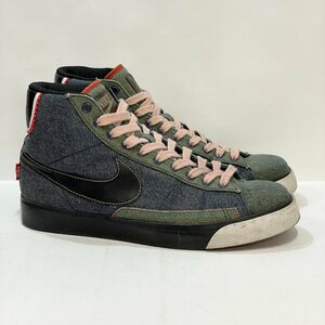 25cm NIKE BLAZER MID 366962-401 ナイキ ブレーザー ミッド セルベージ デニム メンズ スニーカー SL 101441