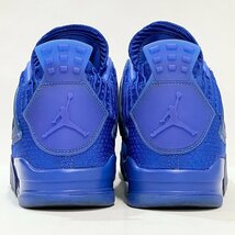 27cm AIR JORDAN 4 RETRO FLYKNIT AQ3559-400 エア ジョーダン 4 レトロ フライニット ハイパーロイヤル メンズ スニーカー FZ H102766_画像5