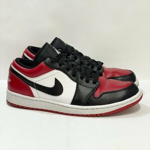 26.5cm AIR JORDAN 1 AJ1 LOW 553558-612 エア ジョーダン 1 ロー シカゴブルズ ジムレッド メンズ スニーカー JA H100977