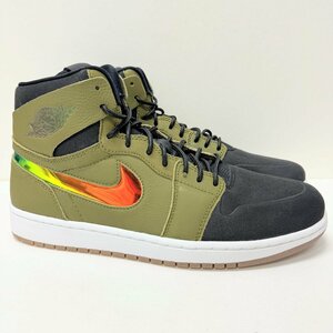 28.5cm AIR JORDAN 1 RETRO HIGH NOUV 819176-306 エアジョーダン 1 レトロ ハイ ブラックグリーン メンズ スニーカー PZ H75578