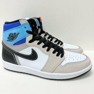 29cm AIR JORDAN 1 RETRO HIGH OG dc6515-100 エアジョーダン 1 レトロ ハイ OG ホワイトブラックブルー メンズ スニーカー QA H100490