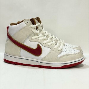 27cm NIKE SB DUNK HIGH PRO CV9499-100 ナイキ エスビー ダンク ハイ プロ チームクリムゾン メンズ スニーカー HH H102916