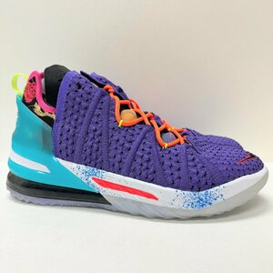 29cm NIKE LEBRON 18 DM2813-500 ナイキ レブロン 18 パープルブルーホワイト メンズ スニーカー RV H97805